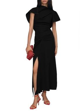 Reiss Saskia Asymmetric Maxi Dress